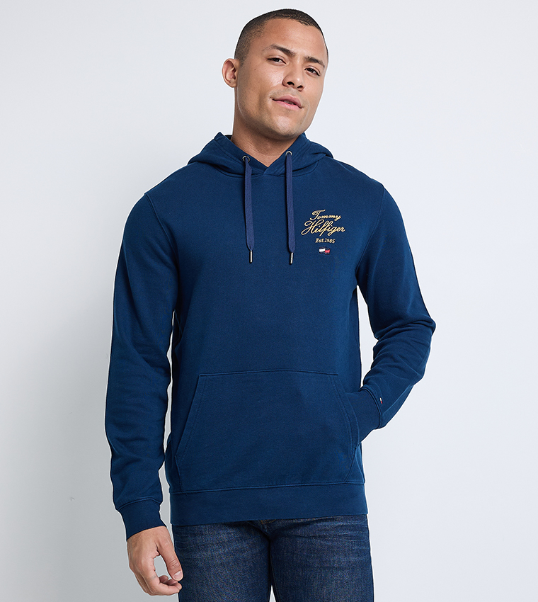 Logo Embroidered Long Sleeves Hoodie