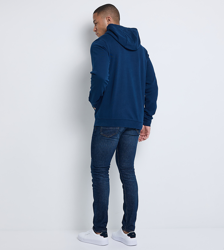 Logo Embroidered Long Sleeves Hoodie