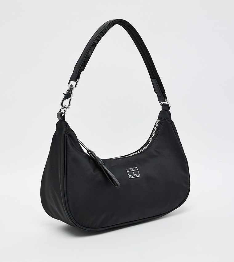 ICONIC Textured Shoulder Bag