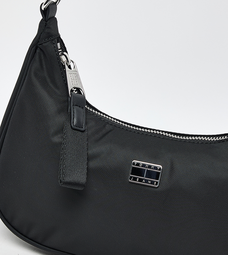 ICONIC Textured Shoulder Bag