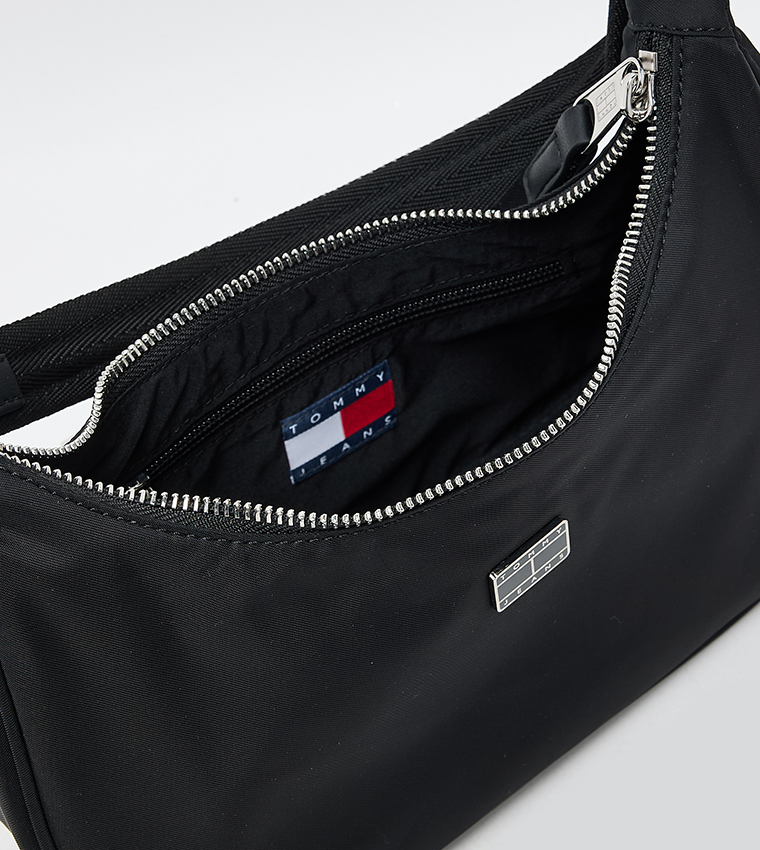 ICONIC Textured Shoulder Bag
