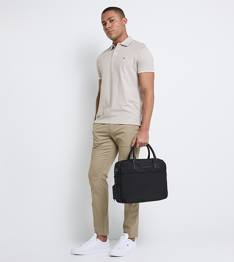 Logo Detail Short Sleeves Polo T-Shirt