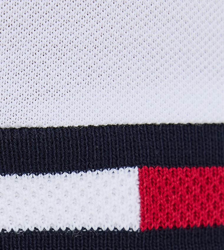 Flag Cuff Slim Fit Polo T-Shirt