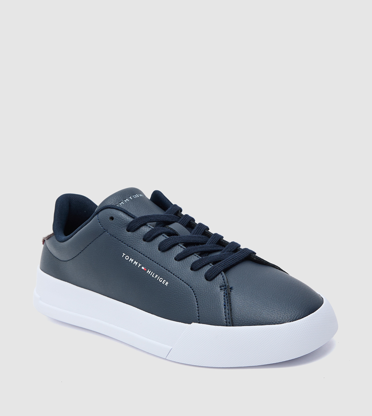 Logo Printed Lace-Up Sneakers
