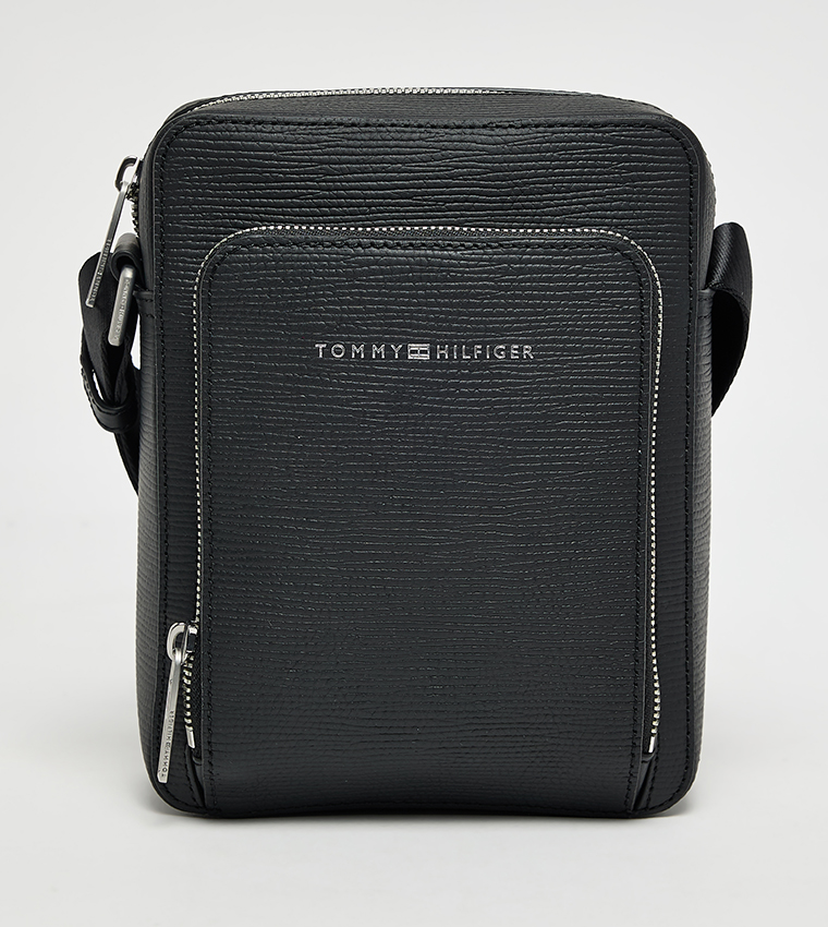 Textured Reporter Bag