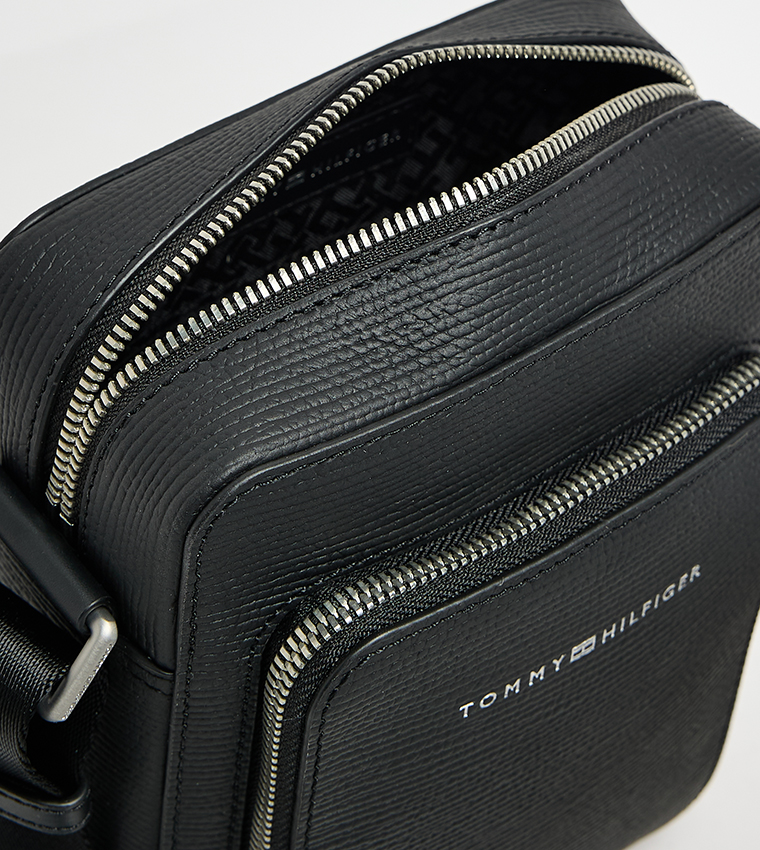 Textured Reporter Bag