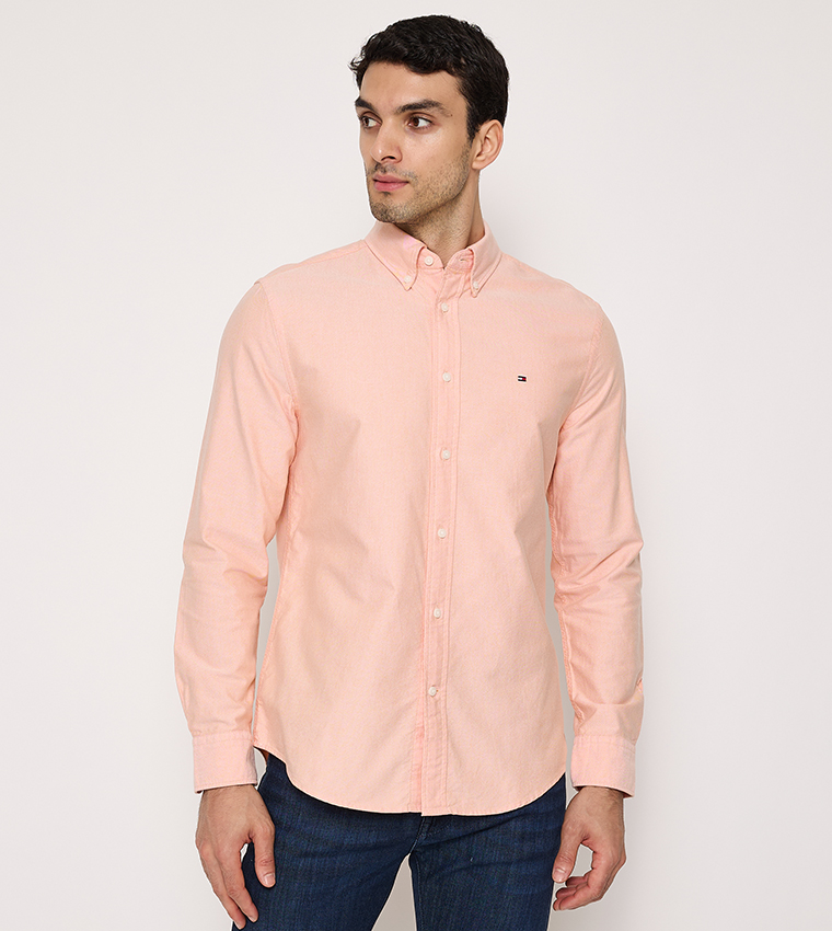 Logo Detail Long Sleeves Shirt