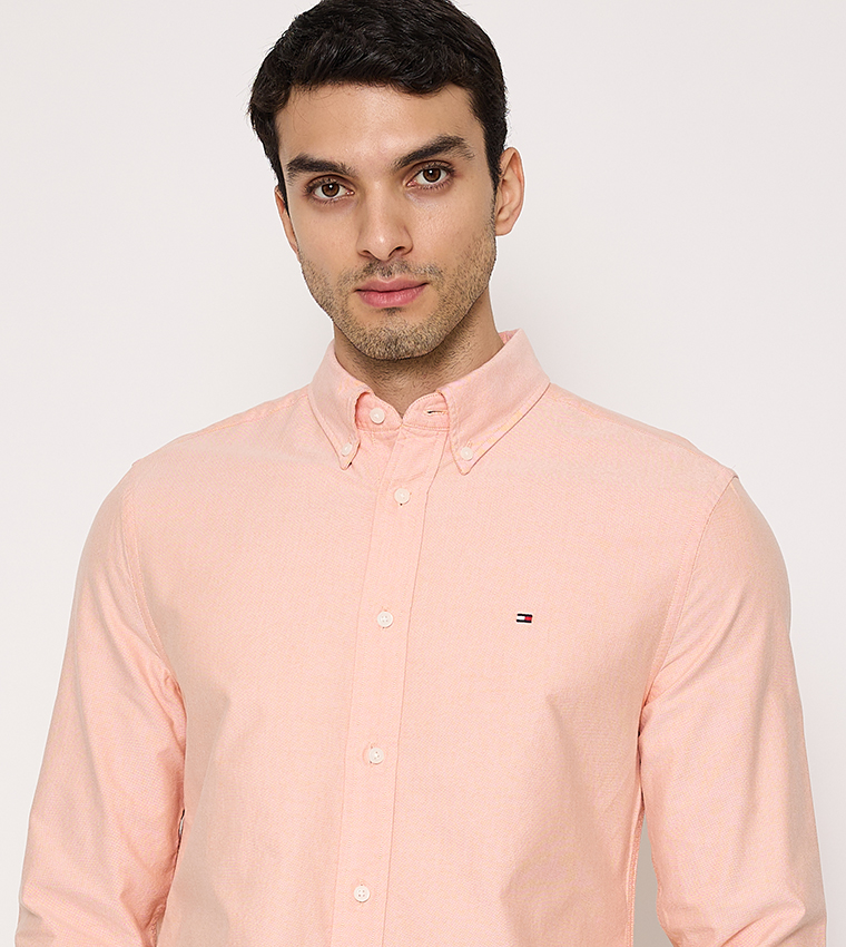 Logo Detail Long Sleeves Shirt