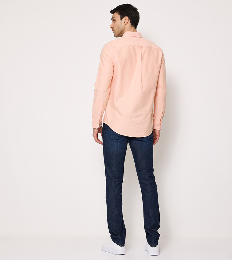 Logo Detail Long Sleeves Shirt