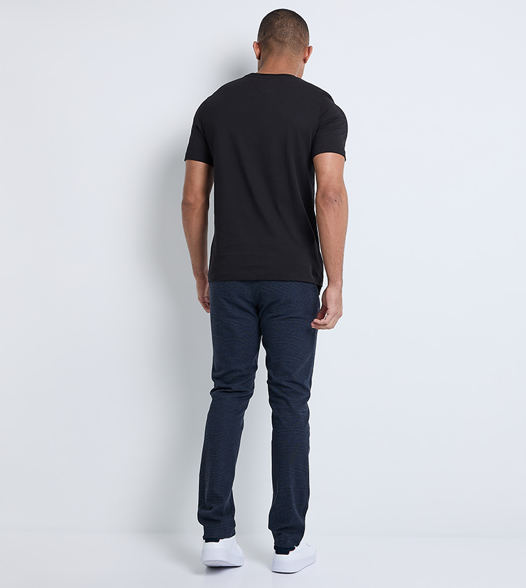 Logo Embroidered Crew Neck T-Shirt