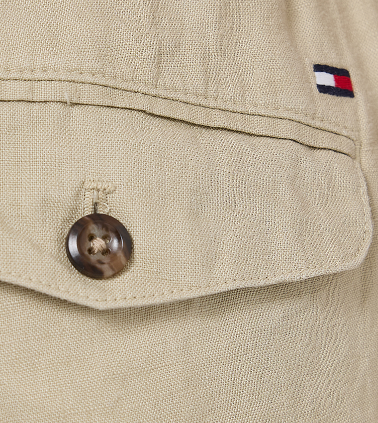 Harlem Linen Drawstring Waist Chino Shorts