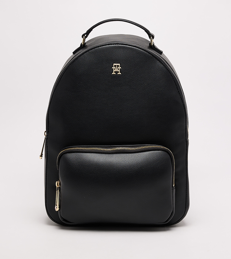 Textured Front Pocket Backpack