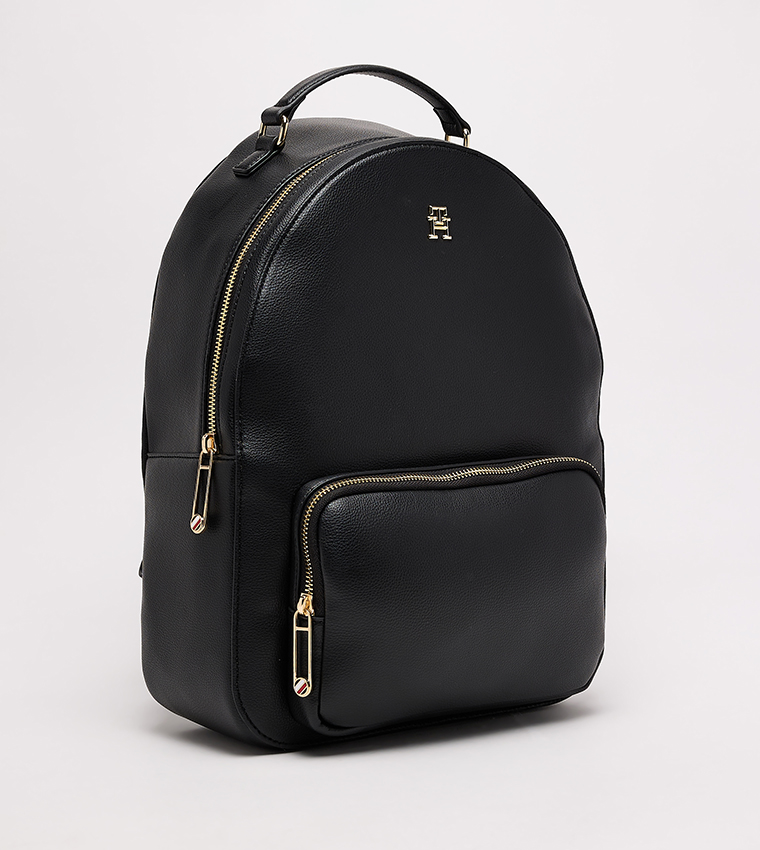 Textured Front Pocket Backpack