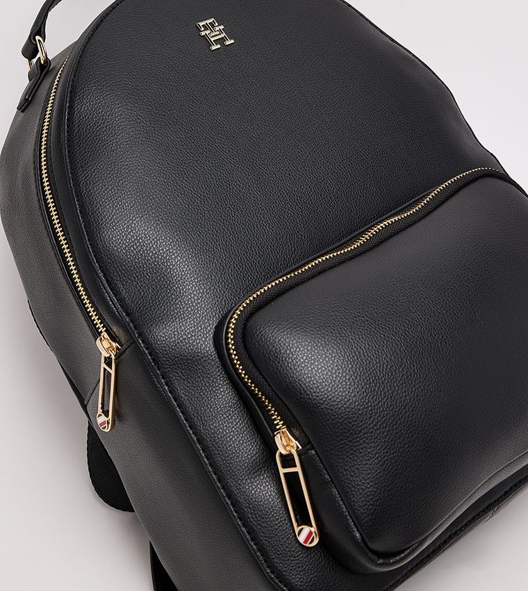 Textured Front Pocket Backpack