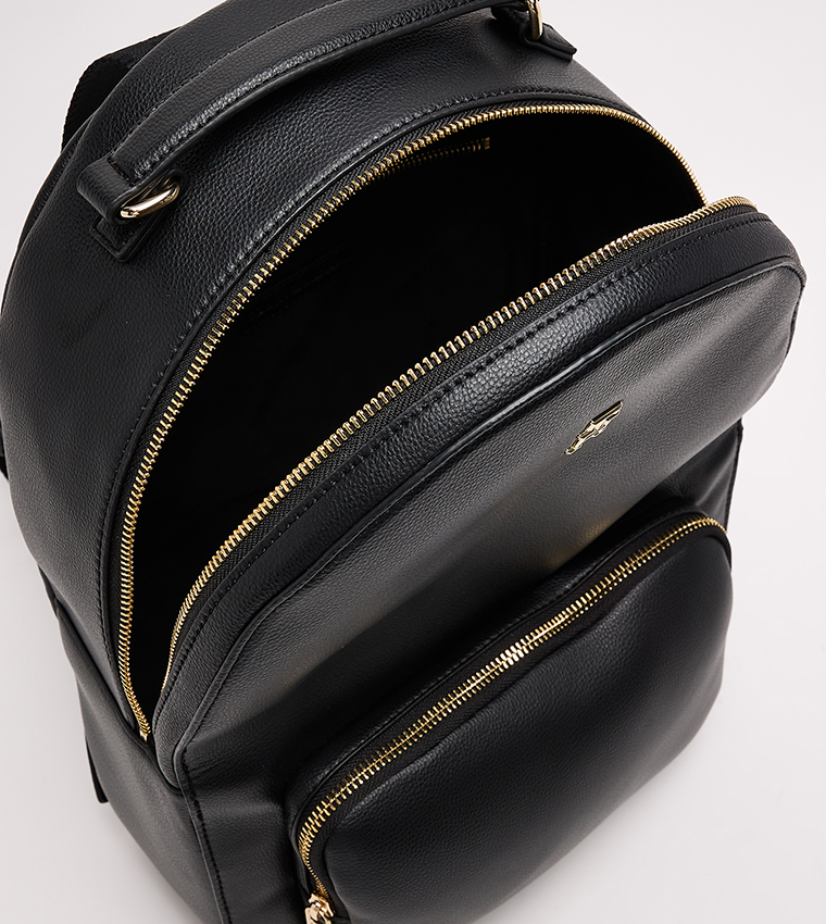 Textured Front Pocket Backpack