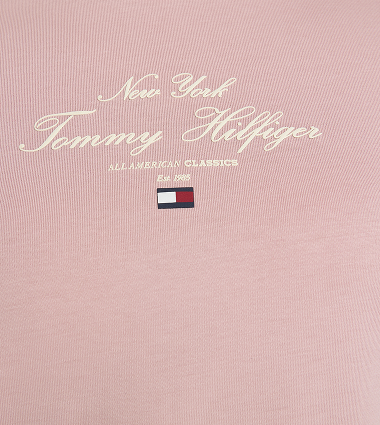 Logo Printed Crew Neck T-Shirt