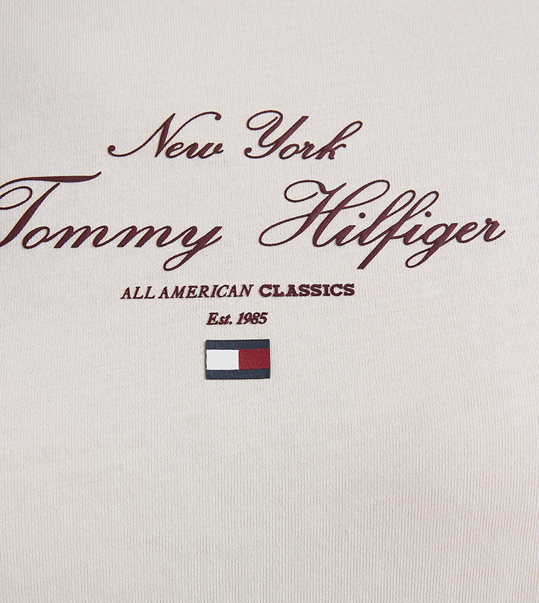Logo Printed Crew Neck T-Shirt