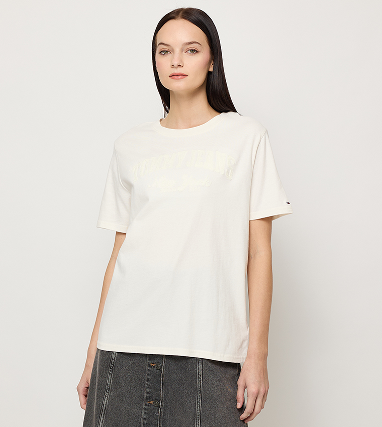 Monotype Applique Relaxed Fit T-Shirt