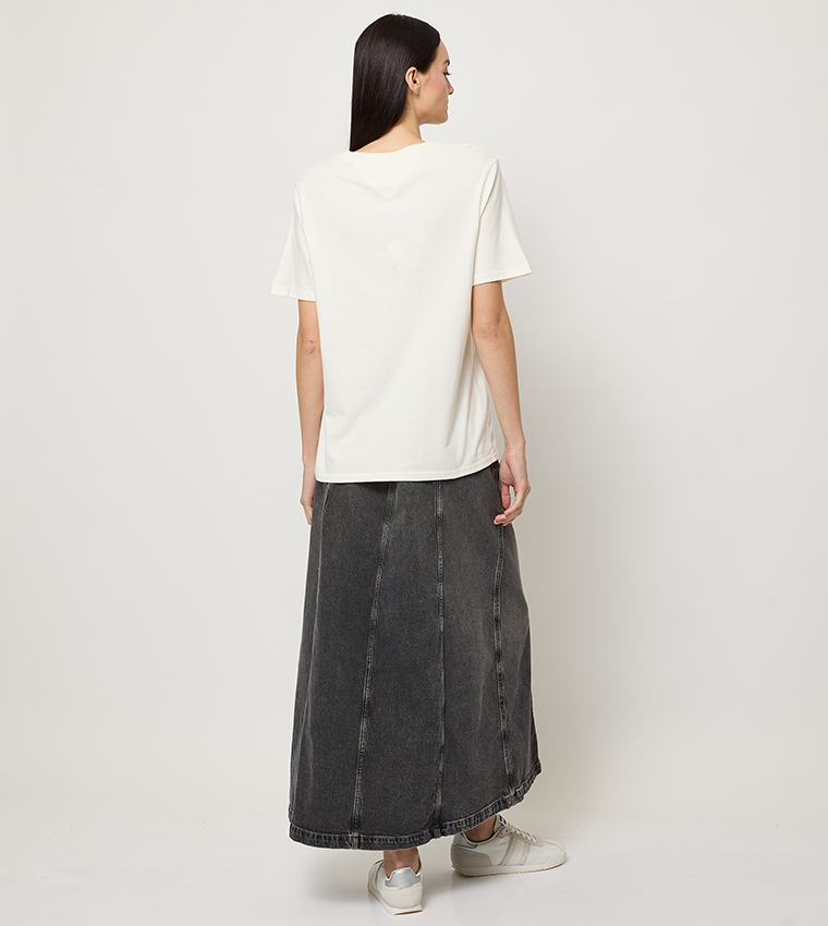Monotype Applique Relaxed Fit T-Shirt
