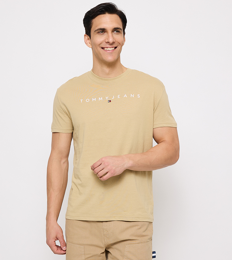 Monotype Embroidered Crew Neck T-Shirt