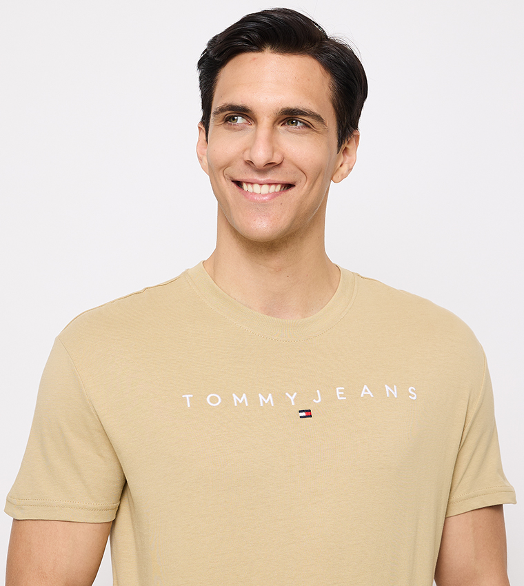 Monotype Embroidered Crew Neck T-Shirt