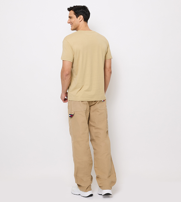 Monotype Embroidered Crew Neck T-Shirt