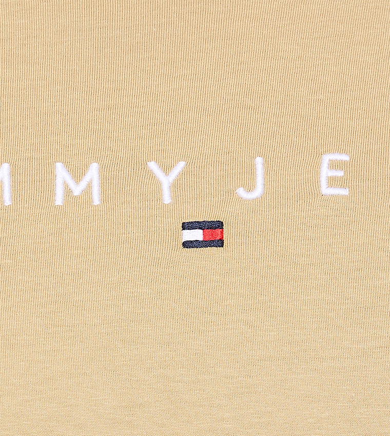 Monotype Embroidered Crew Neck T-Shirt