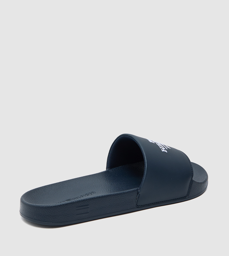 Logo Embroidered Slides