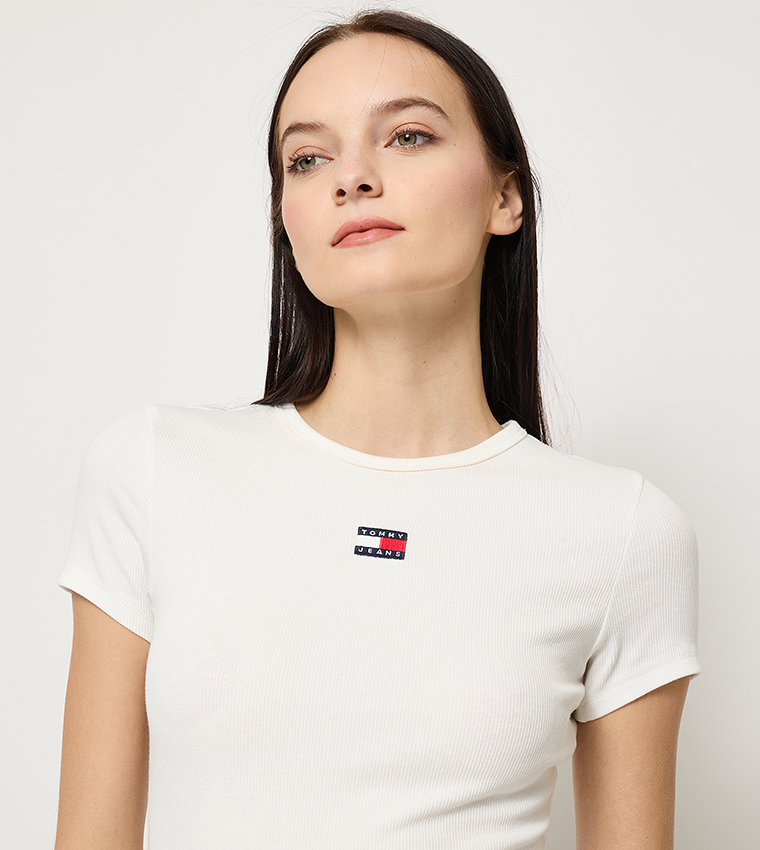 Logo Badge Detail Short Sleeves T-Shirt