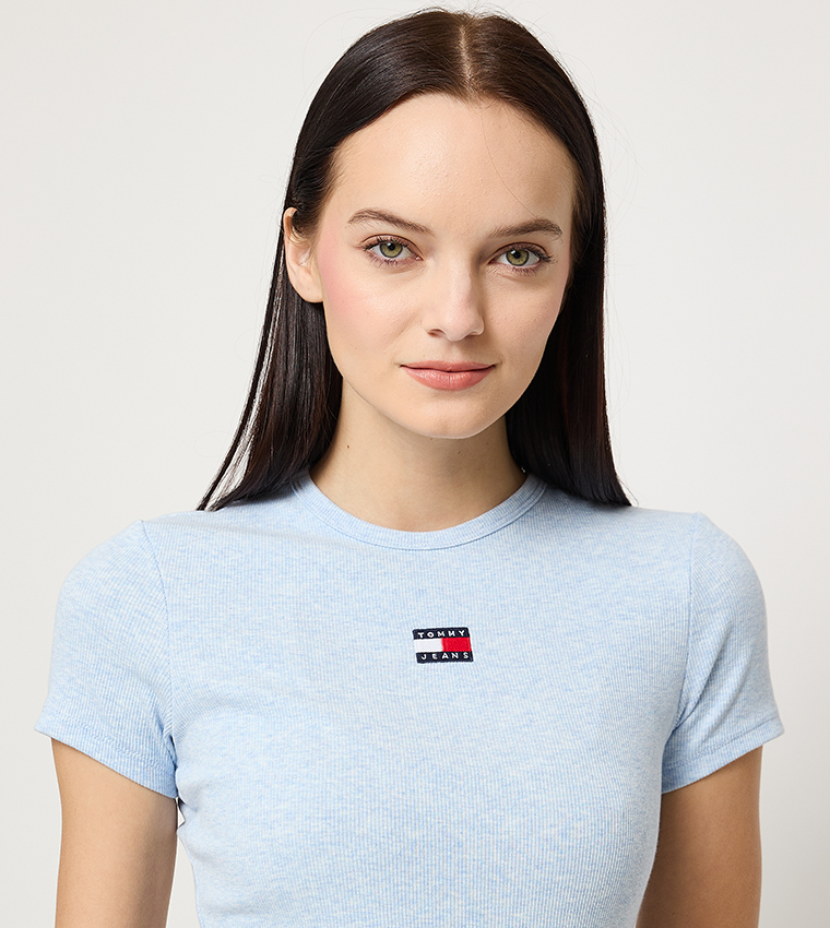 Logo Badge Detail Short Sleeves T-Shirt