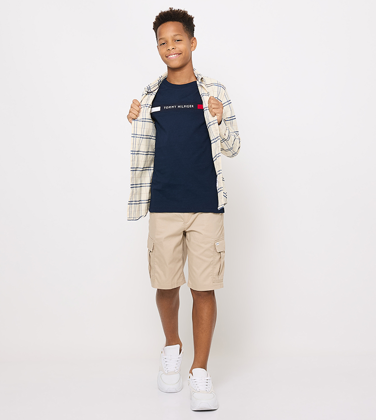 Logo Embroidered Short Sleeves T-Shirt