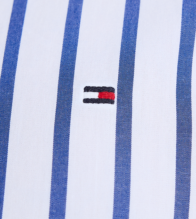 Striped Flex Poplin Long Sleeves Shirt
