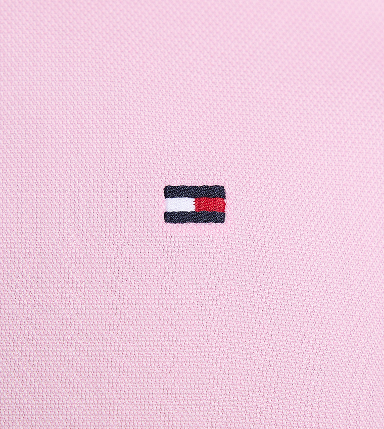Logo Detail Long Sleeves Dobby Shirt