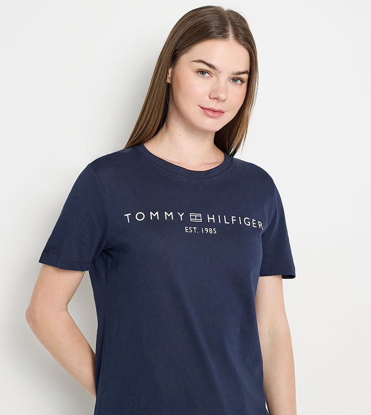 Logo Printed Crew Neck T-Shirt