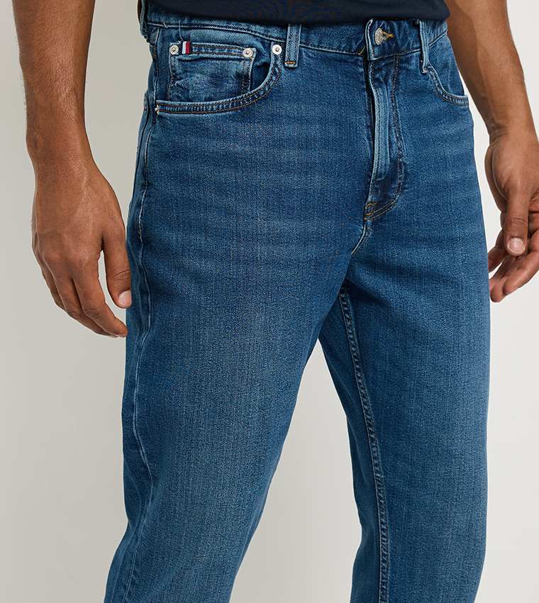 MERCER Faded Straight Fit Jeans