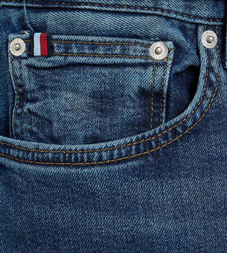 MERCER Faded Straight Fit Jeans