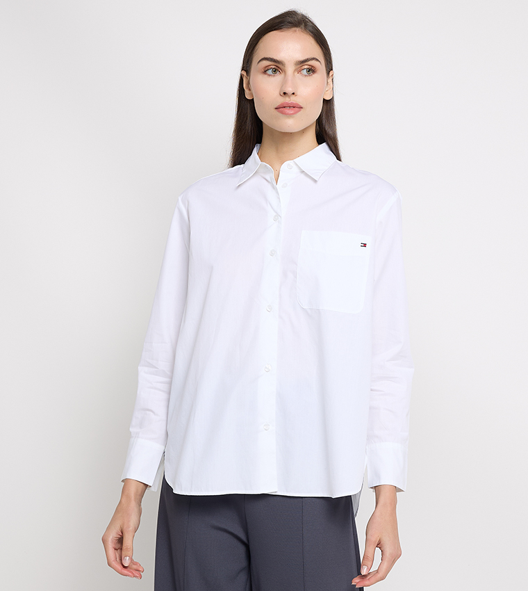 Logo Detail Long Sleeves Shirt