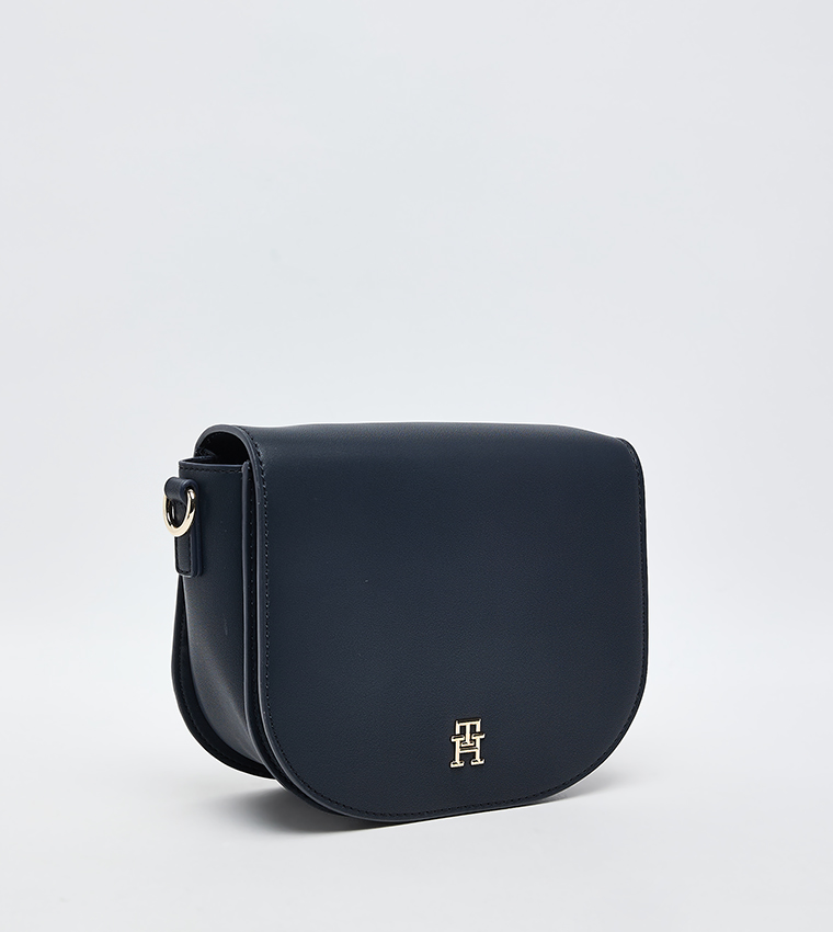 Logo Detail Saddle Bag