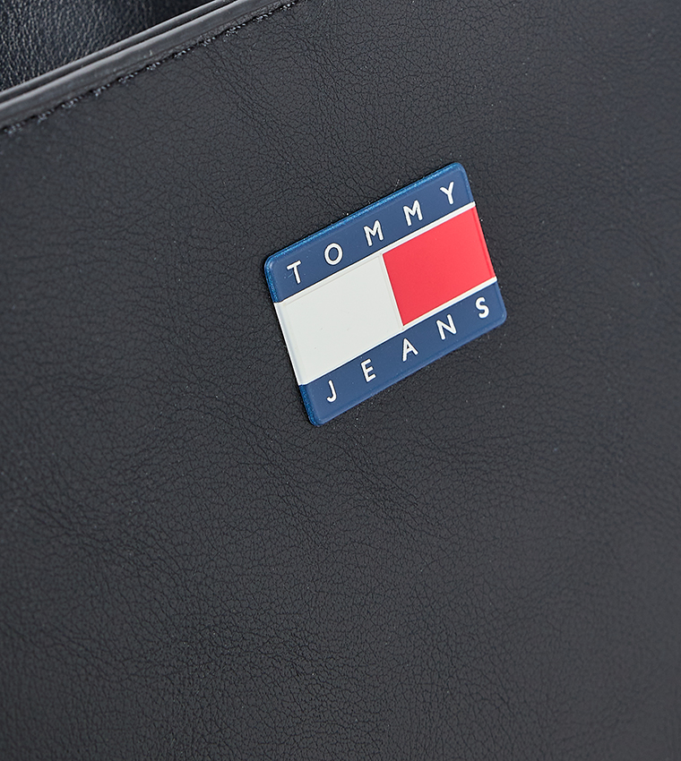 Logo Badge Detail Tote Bag