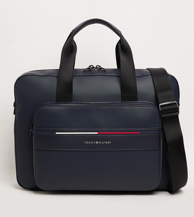 Foundation Logo Detail Laptop Bag