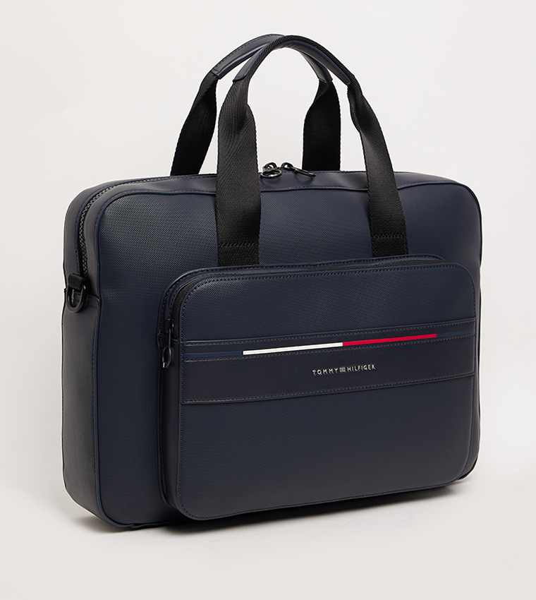 Foundation Logo Detail Laptop Bag