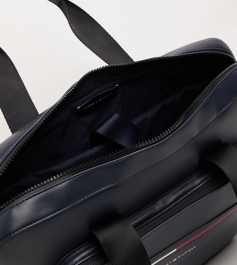 Foundation Logo Detail Laptop Bag