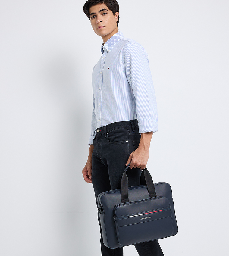 Foundation Logo Detail Laptop Bag