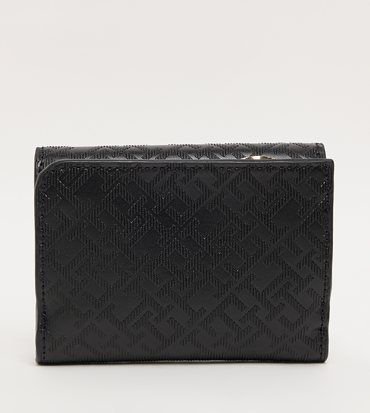 Logo Detail Tri-Fold Wallet
