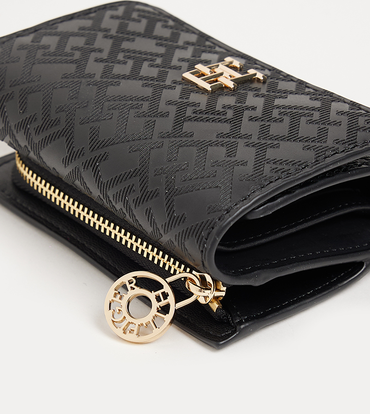 Logo Detail Tri-Fold Wallet