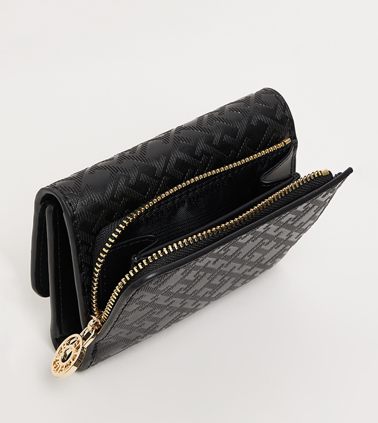 Logo Detail Tri-Fold Wallet