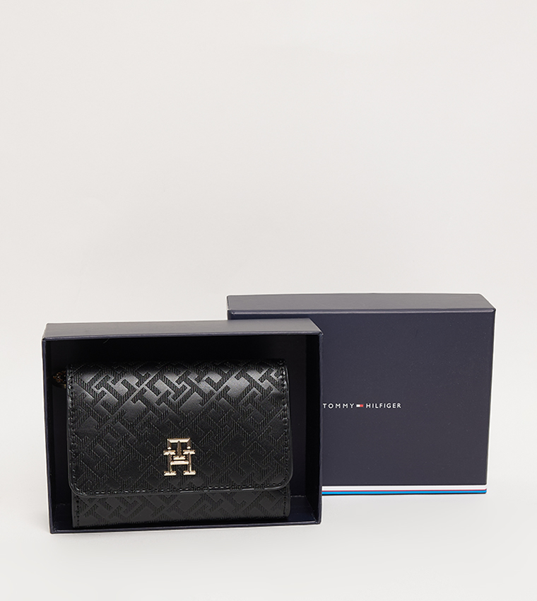 Logo Detail Tri-Fold Wallet