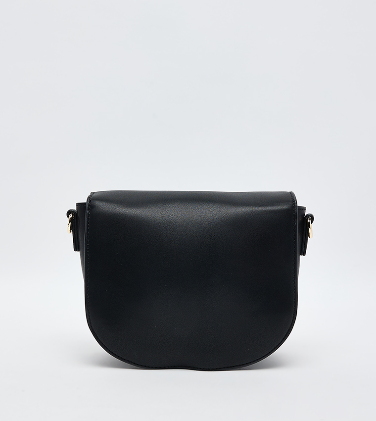 Logo Detail Saddle Bag