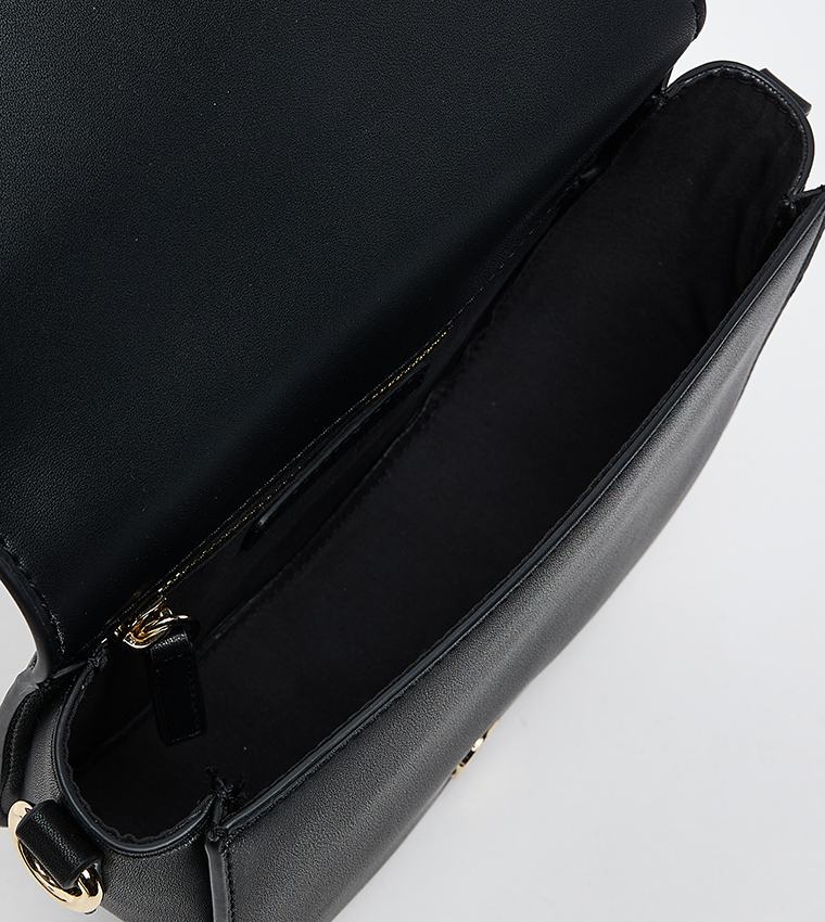 Logo Detail Saddle Bag