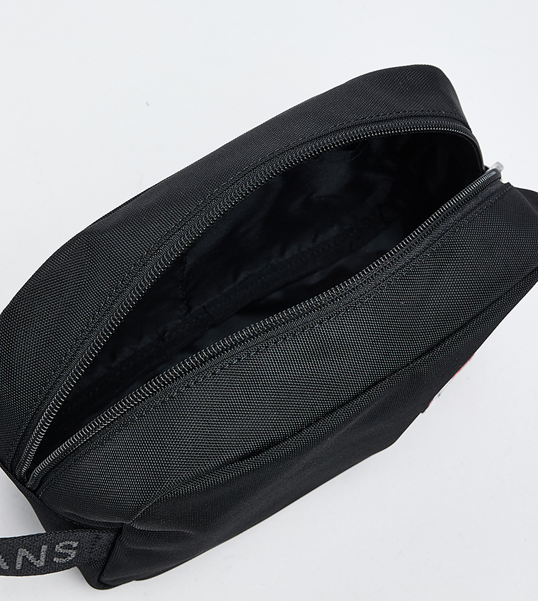 Logo Badge Toiletry Bag